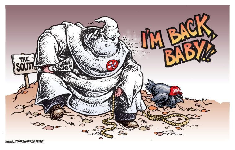 TexasObserver's tweet photo. The latest from Texas Observer cartoonist Ben Sargent.

See more from Loon Star State: https://t.co/SIceB9uBLb https://t.co/ht7maIJkUy