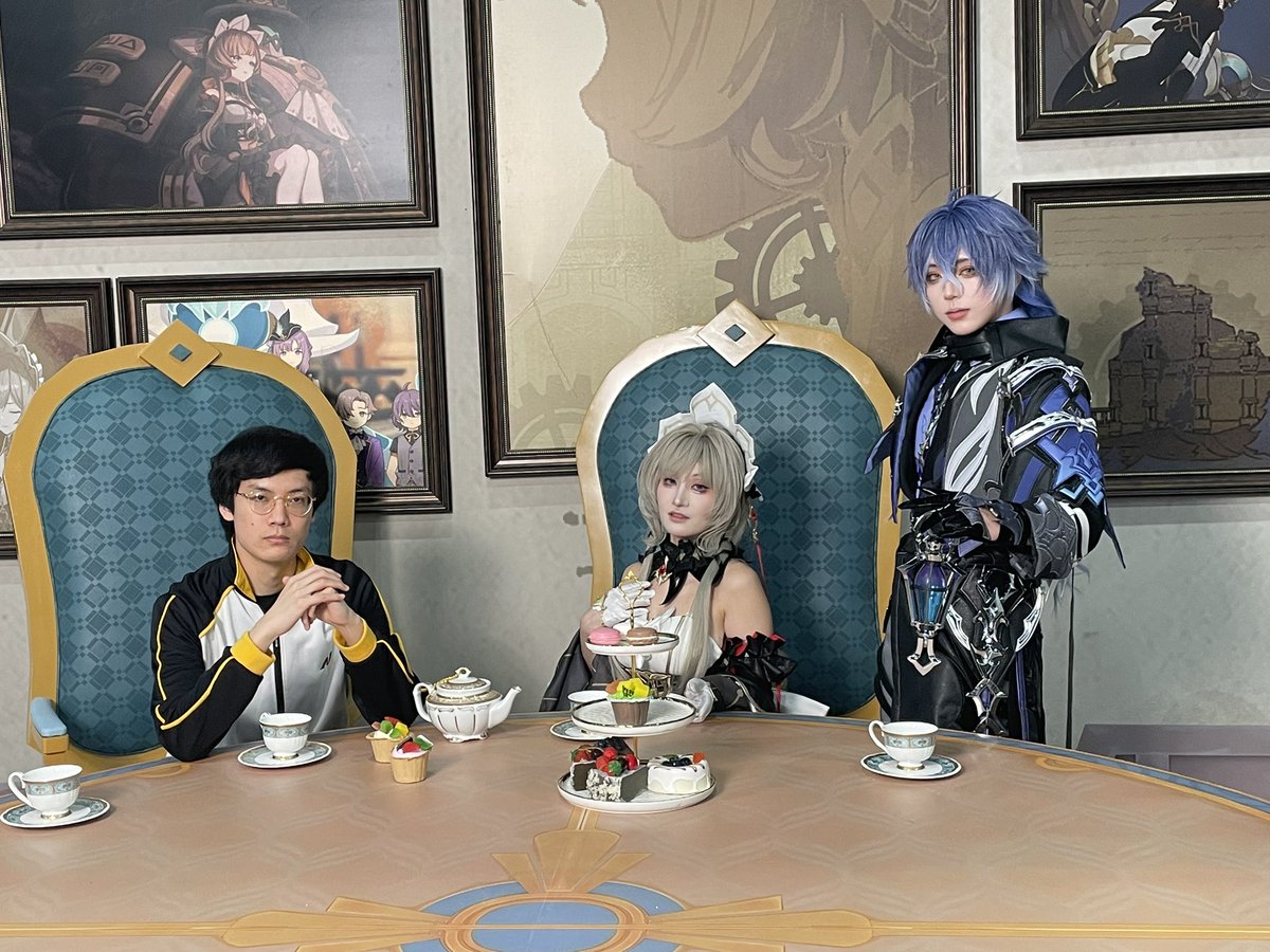 Bison_Huang's tweet photo. #sandronesteaparty #genshinlunaviii https://t.co/Z85uDvkDES