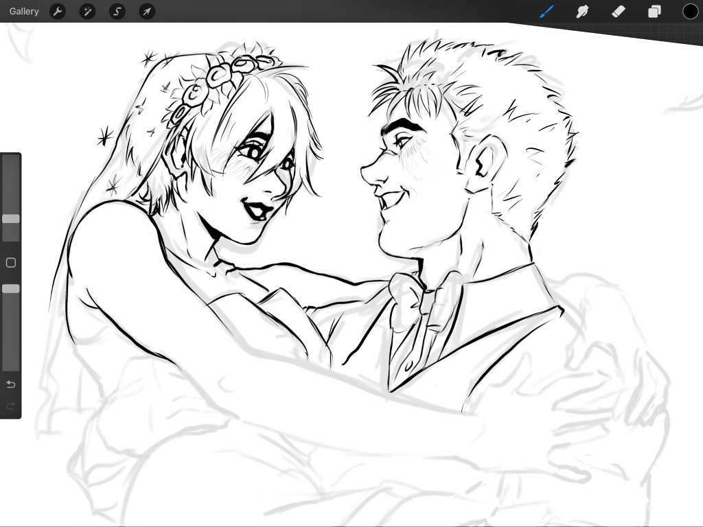 THEDOODLEBANK's tweet photo. Guts and Casca getting married doodle! 

#Berserk #Guts #Casca https://t.co/A30EJ9B0j8