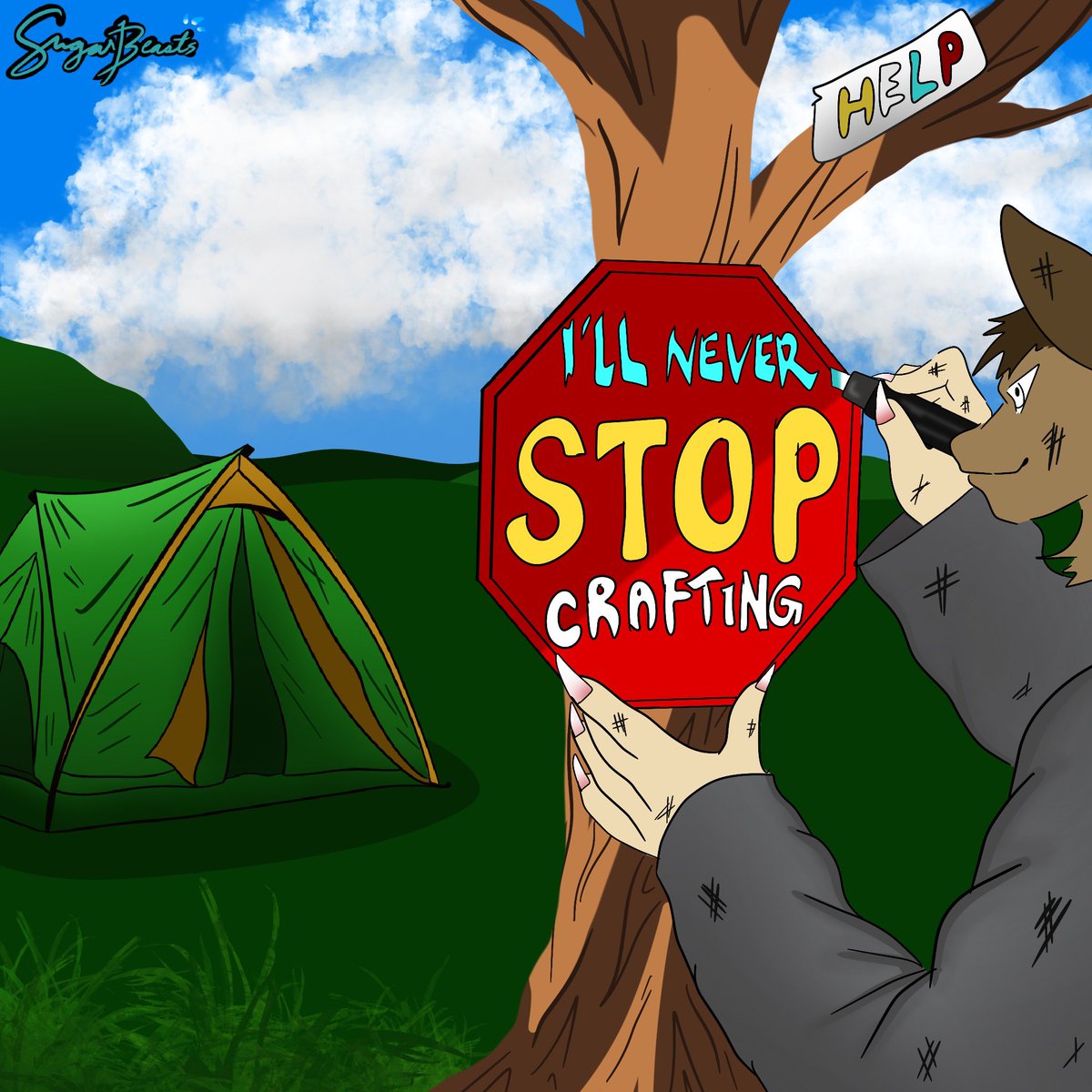 cowboylikezach's tweet photo. FUCK THIS LIFE THAT I HAVE.

“ILL NEVER STOP CRAFTING”

update: 29% kofi Goal.
https://t.co/twZ1mlo6Kp...

A safe place/House for me, If anyone can Help It makes difference to my life. anything help FurFam.

SHARE THIS POST PLEASE.
#FurryArt #Furry #MyArt #Homeless #help https://t.co/R3RRu4O2ZB
