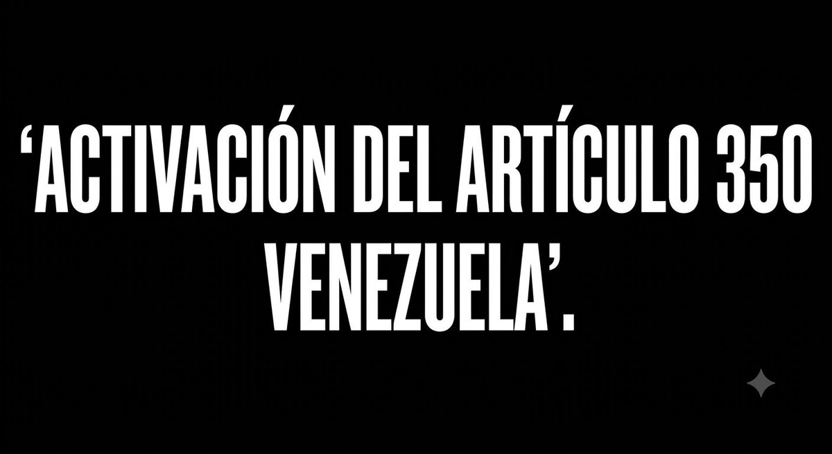 TerepaimaTere's tweet photo. Venezuela VACIO DE PODER 
350 YA !!! https://t.co/ZPa5dEwbBv