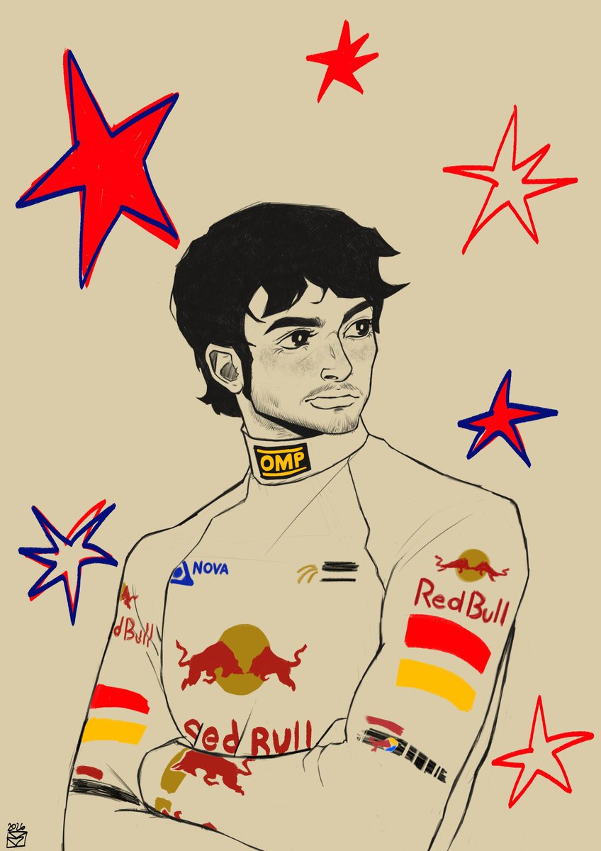 smugredgoblin's tweet photo. #formula1 #carlossainz #fanart https://t.co/24KZHLe5s5