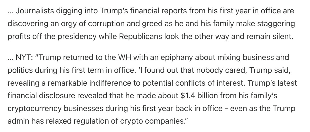 MeidasTouch's tweet photo. "An orgy of corruption and greed..."
👉 https://t.co/WEFSGh7j1F https://t.co/BUdI5QiR16