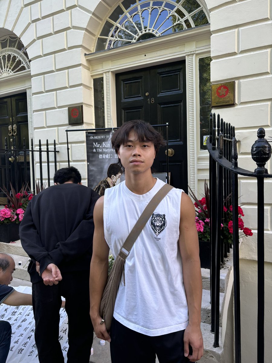 Kruoais's tweet photo. Joined today’s memorial and protest in the UK.
We remember those who sacrificed, and we refuse to forget Hong Kong. https://t.co/GtUcqOhyTY