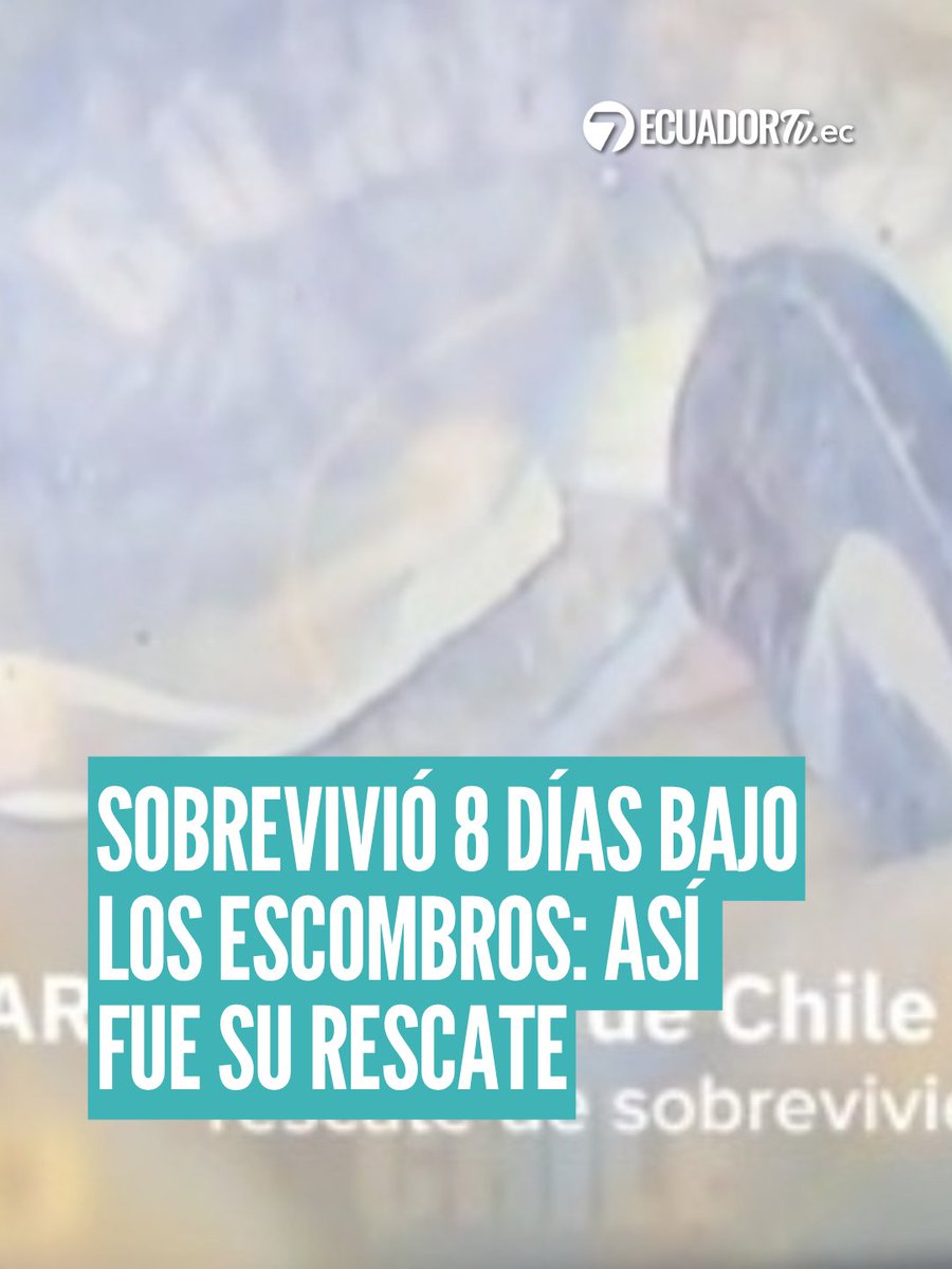 EcuadorTV's tweet photo. #Venezuela | Tras ocho días, Hernán Gil fue rescatado con vida entre los escombros de un edificio en La Guaira. Esta es su historia. https://t.co/SXHhW05R6s https://t.co/RlvGwvbMJM