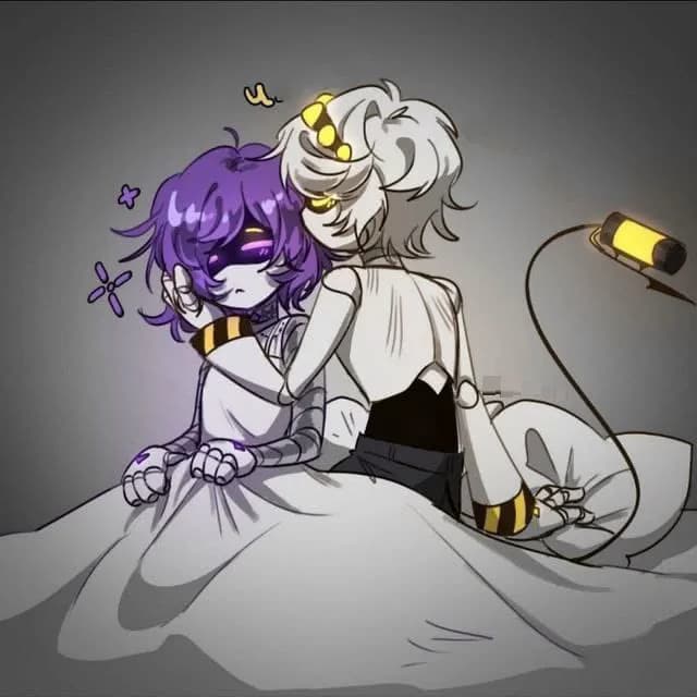 EmilyBoops123's tweet photo. Thanks For kiss 😘 
#MurderDrones #MurderDronesFanart #GlitchProductions #Fanart #RobotArt #ArtistOnTwitter https://t.co/f2LoJKbGkG