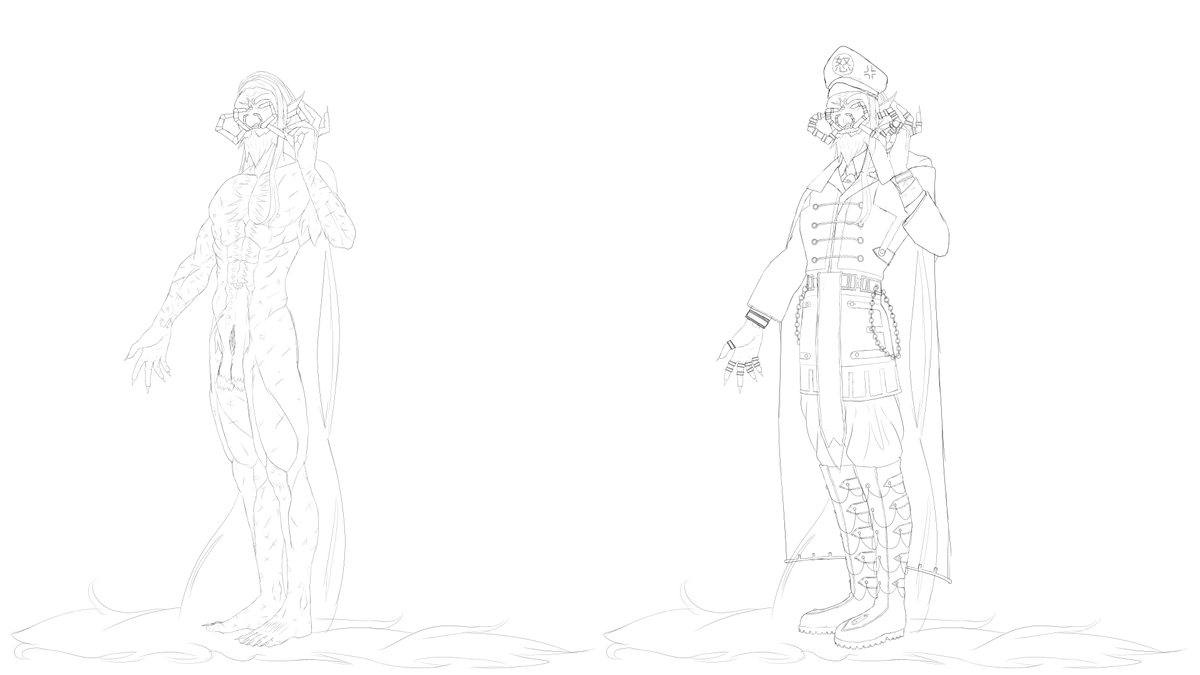 AlejandroGzSz's tweet photo. #Ira
💢⚔️🟤
Estos son los #sketches que hice de Ira✨
Tenía pensada una visión más "salvaje" de este #OC en un inicio, pero como todos en #LAFAMILIAINFINITA son figuras importantes, tuve que cambiarlo a alguien de alto rango militar ✌️
#wrath #darkfantasy #wip #male #orc https://t.co/cfMOmFtro0