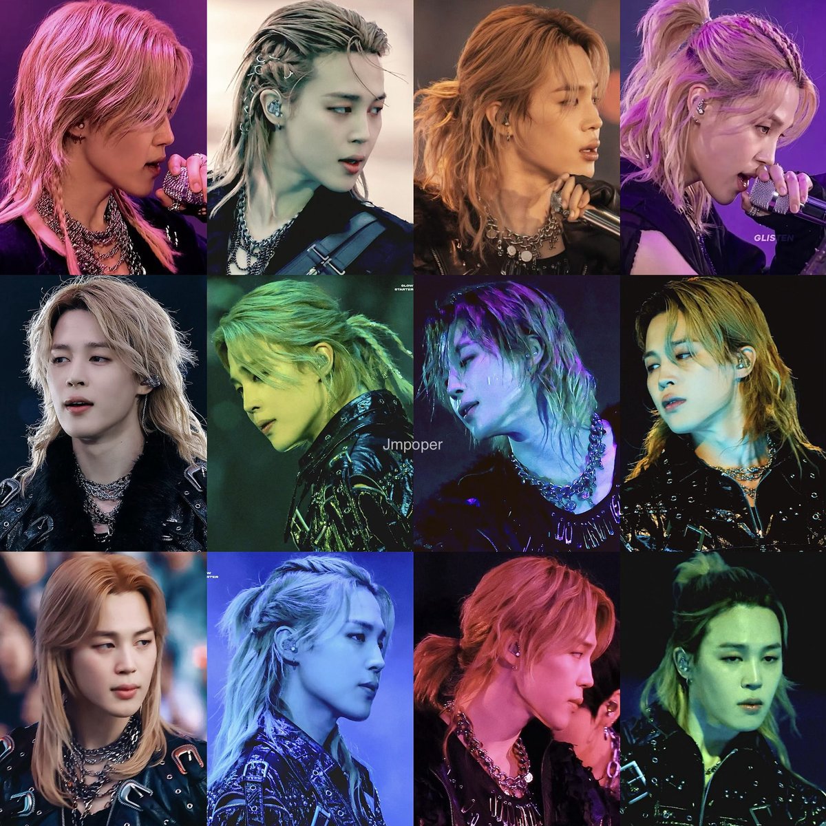 jjmmnnie's tweet photo. jimin's hairstyles deserve their own fandom https://t.co/w33AgHjWZo
