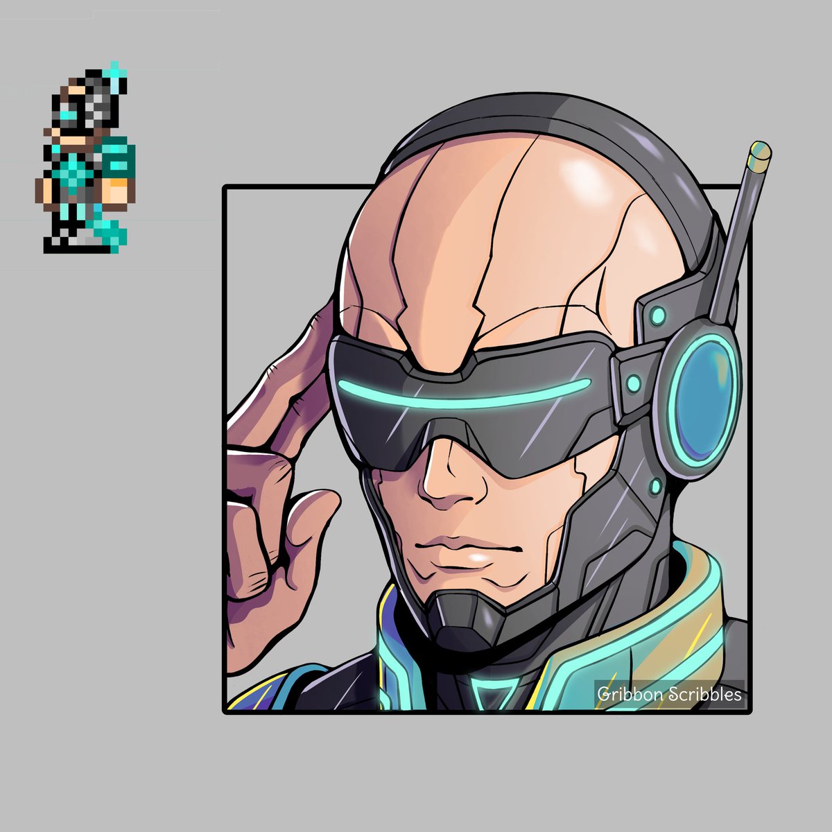 Im_Gribbon's tweet photo. Terraria custom portraits mod pt13: Cyborg and Party Girl!

#terraria #cyborg #partygirl https://t.co/DM7TbdZv0l