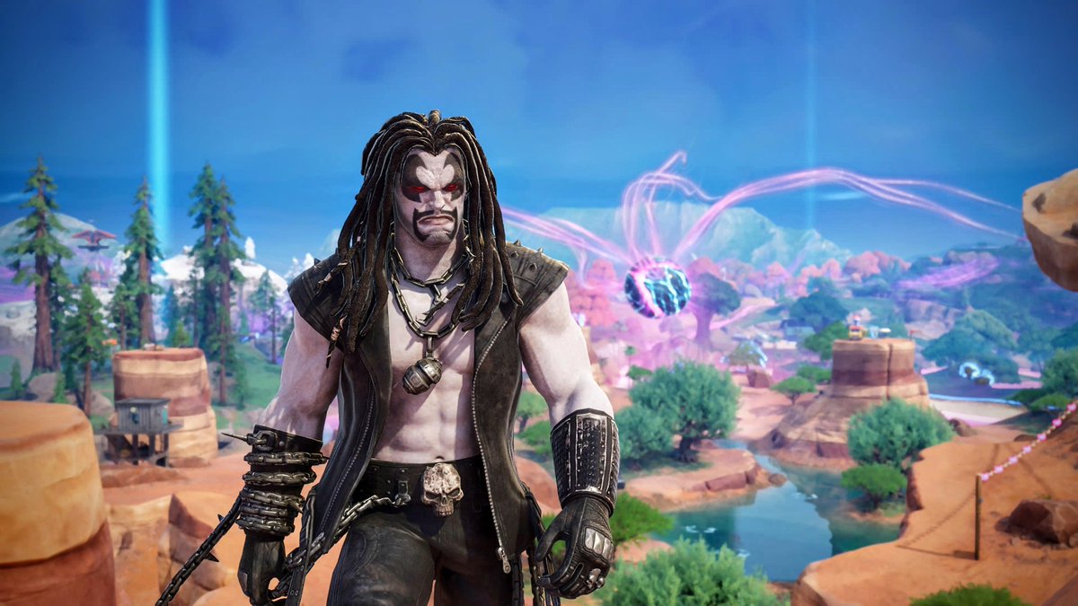 MacktheBarber's tweet photo. Looking for trouble. #lobo #dccomics #fortography #Fortnite https://t.co/UR7MuhySb9