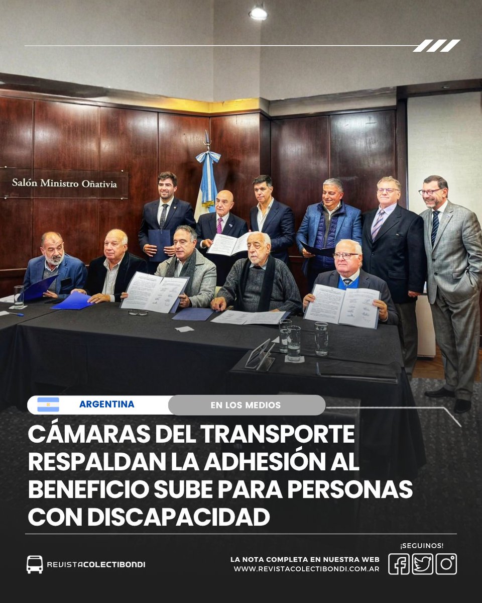 colectibondi's tweet photo. Cámaras del transporte respaldan la adhesión al Beneficio SUBE para personas con discapacidad

https://t.co/WDQKj6dEDV https://t.co/77bYCCPuec
