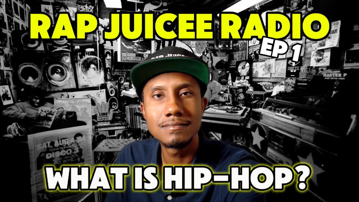 RapJuicee's tweet photo. Welcome to the 1st episode of Rap Juicee Radio! What is hip-hop? Canvas Murakami (editor-in-chief) defines exactly what it means. Tune in and find out! https://t.co/zQJkqztR4u https://t.co/FSieTZ3mE6
