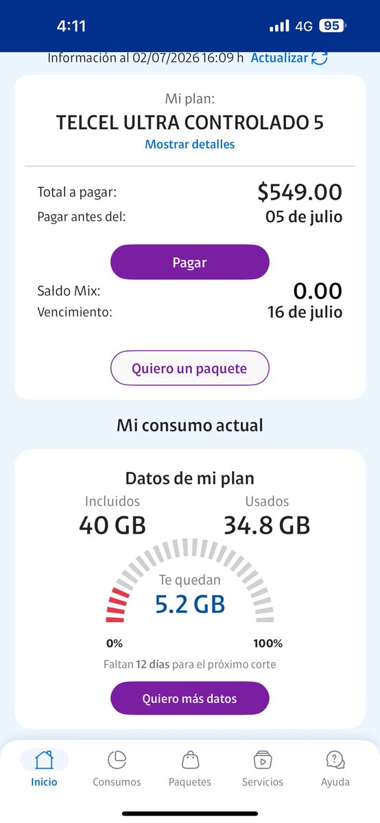 SerchhRm's tweet photo. @AtencionProfeco @Telcel @Carlos_Slim_D @Profeco @Profeco @AtencionProfeco @ServicioTelcel @Telcel @Carlos_Slim_D así mi robo de datos! ES IMPOSIBLE QUE ME ESTÉ CONSUMIENDO ESO https://t.co/IpeeAm417I