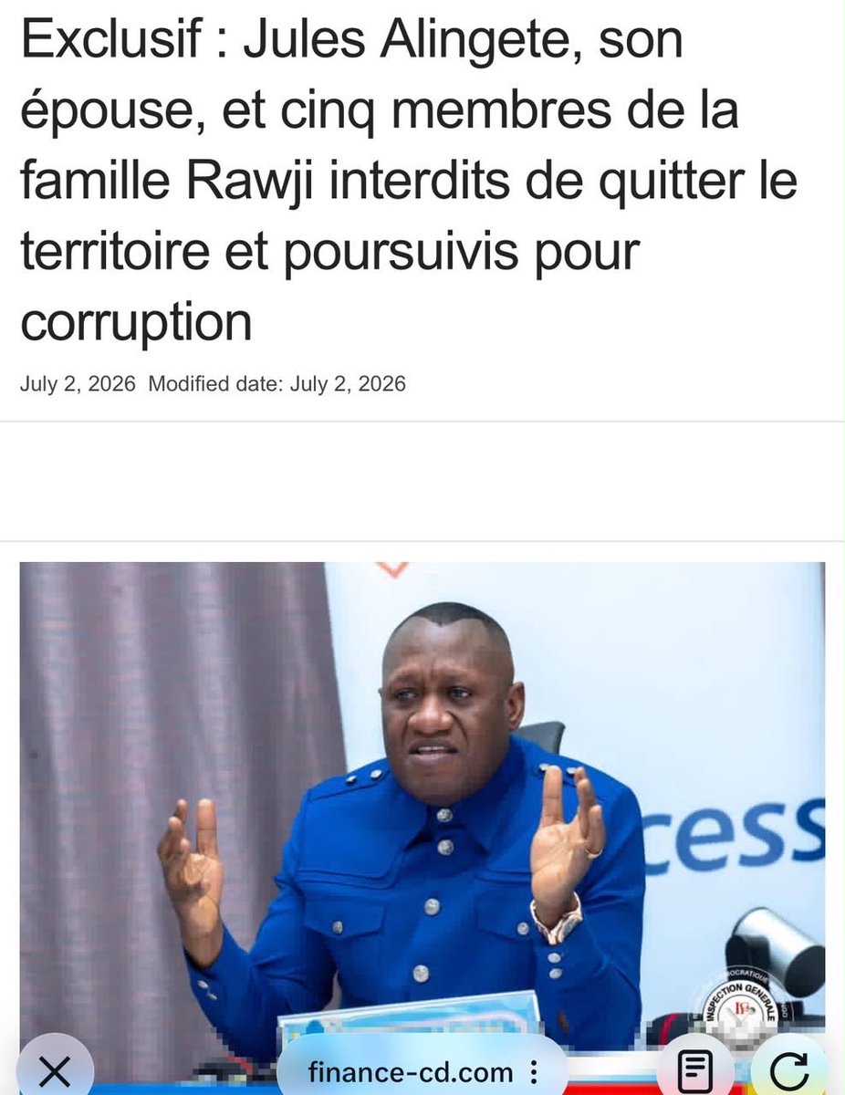 Bev_TSHIMINYI's tweet photo. #Urgent #Urgent 

Nous assisterons peut-être au procès du siècle, avec des révélations susceptibles de glacer le sang et de lever le voile sur des vérités longtemps dissimulées.

@ALINGETEJULES_K, un contrôleur qui conseille le contrôlé. Oko sumbadidi yaya.🤣🤣

Coup de chapeau à @Tshibangu_Mills pour le travail abattu 👌👌👌