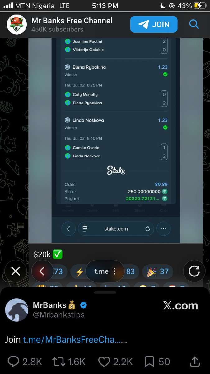 highbbee_flex's tweet photo. @Mrbankstips Stake id: Highbeeflex 
Grace found me 🙏 https://t.co/c3qsjTM9sA