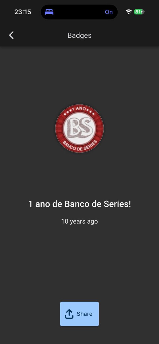 ilovumiley's tweet photo. reativei meu banco de séries e me deparei com isso https://t.co/cXJFby14b6
