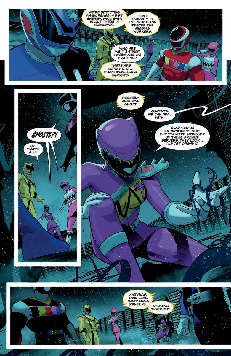 TheComicAwakens's tweet photo. Preview de Power Rangers Unlimited #2, cómic que saldrá a la venta el 12 de agosto.
BOOM! también confirmó que el primer número y se agotó y una segunda impresión se lanzará ese mismo día.
#PowerRangers #OmegaRangers #LordDrakkon #MMPR #RangerSlayer #PowerRangersUnlimited https://t.co/XGz7FK5hee