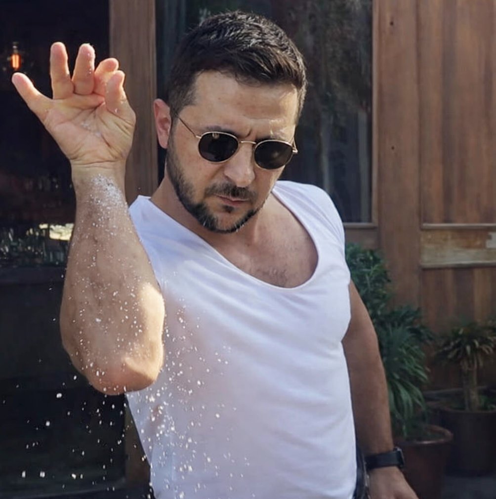 bottlediplomacy's tweet photo. @makkaarenk29494 @Wind0Licker @saintjavelin I was talking about Zelensky. You silly vatnik.🤣 https://t.co/z0aRm5nzbr