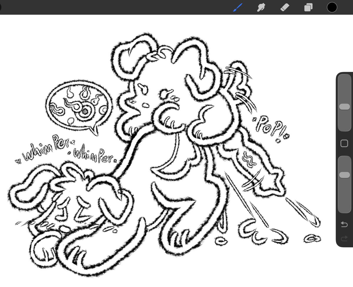 butchtats's tweet photo. messing with the new brush i made :3 

tiny hung overeager tops >>>> https://t.co/gd3tVh2J1d