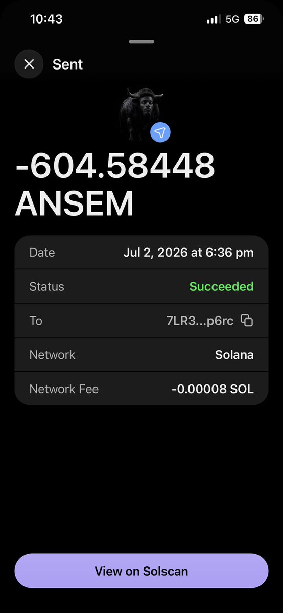 pen_huz's tweet photo. @blknoiz06 @phantom @wojakcto @WojakEco @cz_binance @BinanceUS @binance @CryptoDefiLord  Cryptocurrency Theft Incident Report
Incident Type: Unauthorized transfer of cryptocurrency (suspected wallet compromise)
Victim Wallet
Wallet Address: 0x7344b5d5ef61B100FD1eB3bA7A0Cc128F8cDf705
Wallet Application: Phantom Wallet
Security Enabled: Face ID and password
Stolen Asset
Token: WOJAK (ERC-20)
Token Contract: 0x8De39B057CC6522230AB19C0205080a8663331Ef
Amount Stolen: 2,452,879,089.50058474750345029 WOJAK
Estimated Value at Time of Transfer: Approximately USD $261.47
Destination Wallet
Recipient Address: 0xdeB9039dbf9060A0B42A64c62B969334ce5dE554
Transaction
Transaction Hash (TxID): 0x50f07a7d72bee384a09b2fdedf5c4ce859c1309a7183852b4138c3e5451cb453
Description of Incident
I discovered that my WOJAK tokens were transferred from my Phantom wallet without my knowledge or authorization.
My Phantom wallet was protected with both a password and Face ID. I did not intentionally authorize this transfer and believe my wallet was compromised.
The unauthorized transaction transferred all of my WOJAK holdings from my wallet to the recipient address listed above.
I respectfully request that this incident be investigated. If the stolen assets are traced to a centralized exchange or another identifiable service, I request that any available information be preserved and appropriate action taken in accordance with applicable laws and procedures.
I am willing to provide any additional information, screenshots, wallet history, or device details needed to assist with the investigation.
Prepared by: Wallet Owner
Date: July 2, 2026
