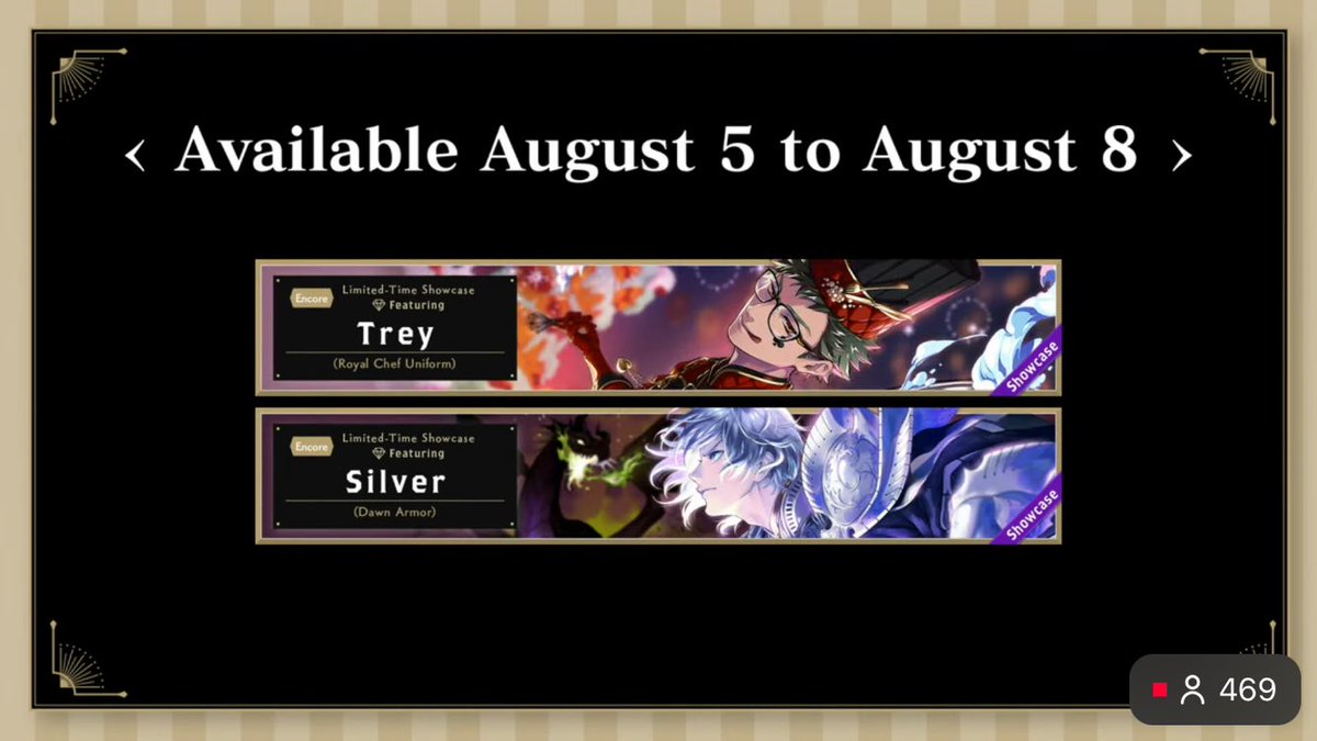diasomniabard's tweet photo. During twst en’s half-anniversary event, the Book 7 cards will be getting reruns 😯 https://t.co/mNMpMqlKRy