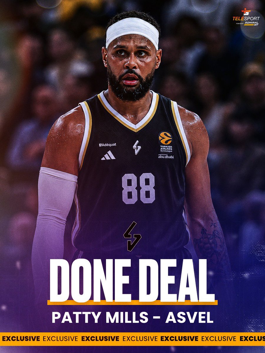 TelesportRS's tweet photo. 🚨 BREAKING: ASVEL is on fire, Patty Mills is coming! 🔥

According to our sources, Patty Mills has agreed to join the ambitious French project, with Tony Parker playing a key role in sealing the deal. The two share a long-standing relationship dating back to their NBA days👀 https://t.co/gdgeci0VWB
