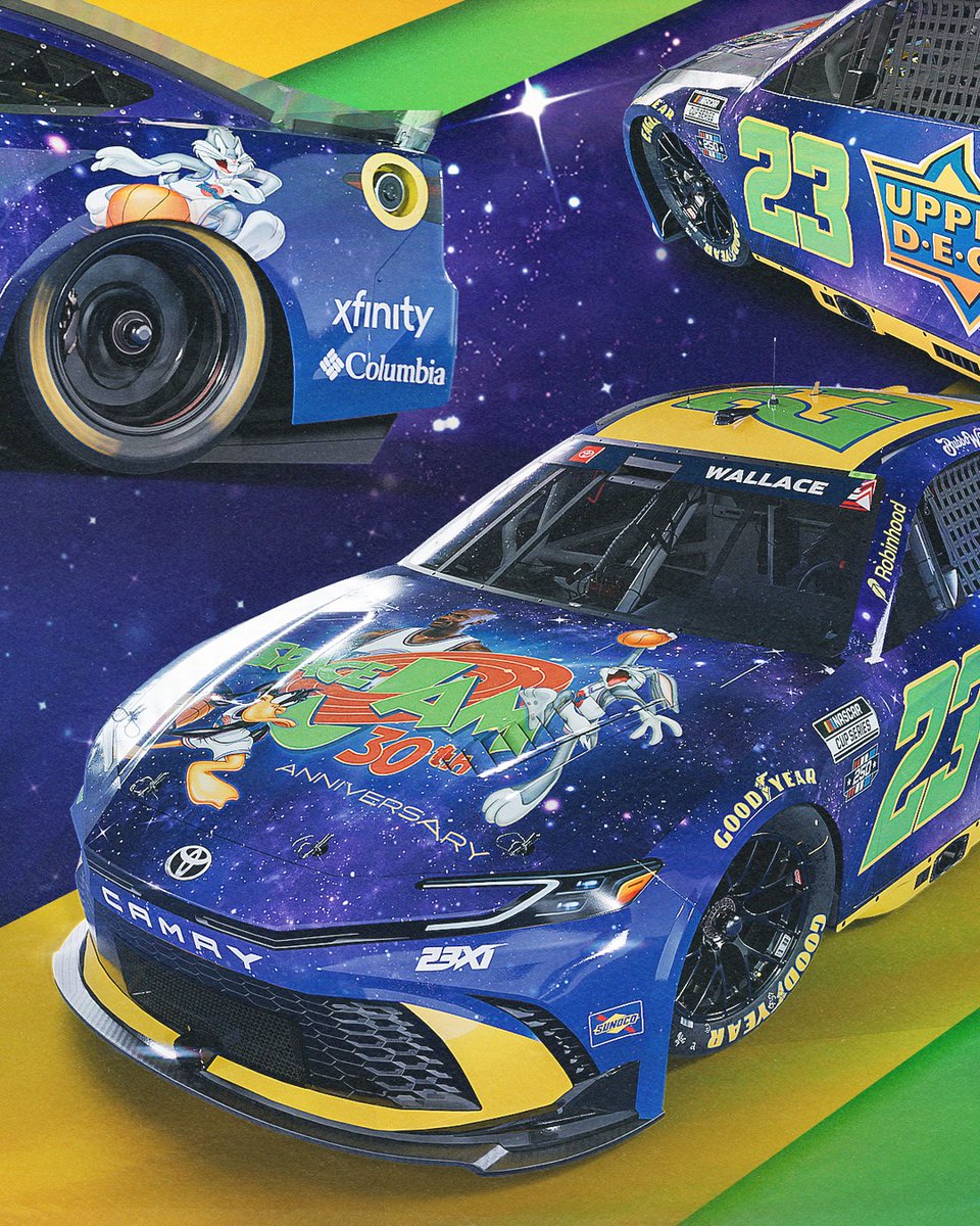 houseofheat's tweet photo. Bubba Wallace's Space Jam-Inspired Toyota Camry 😮‍💨 @NASCAR https://t.co/vpRv57vpSD