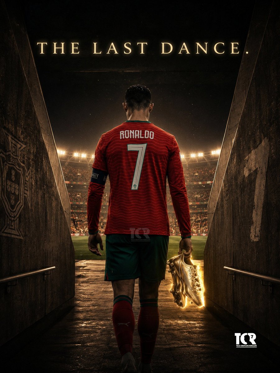 TeamCRonaldo's tweet photo. 🚨 𝗕𝗥𝗘𝗔𝗞𝗜𝗡𝗚: Cristiano Ronaldo's sister confirms he will RETIRE from the national team after the World Cup.

“this is his LAST DANCE”, she said.

End of an era 💔🇵🇹 https://t.co/6VIzd6Vu30
