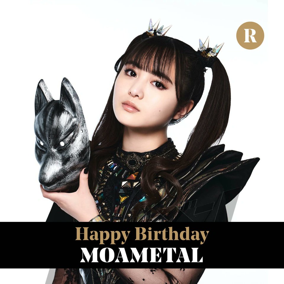 Revolvermag's tweet photo. 🦊 Happy birthday to MOAMETAL of BABYMETAL!⁠ https://t.co/vpjL8ejedN