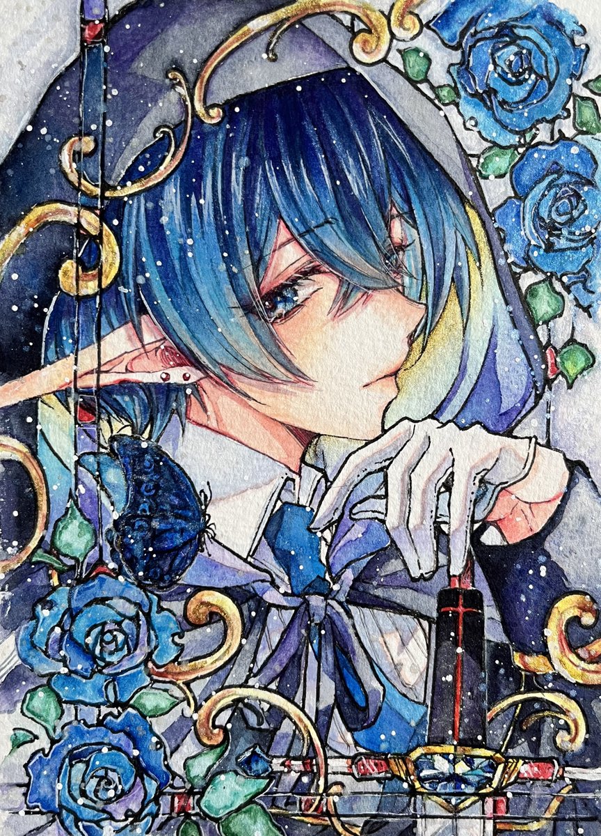 lullaby_nero's tweet photo. 【お知らせ】
本日より開催「アポリアの肖像」

2026/07/03(金)～07/14(火)
14:00〜20:00
水木定休

愛知県・名古屋
箱の中のお店 様

とある少年達の肖像画。
新作作問わず楽しんでいただけたら幸いです。
#透明水彩 #少年の名 https://t.co/iV7wrNfyDY