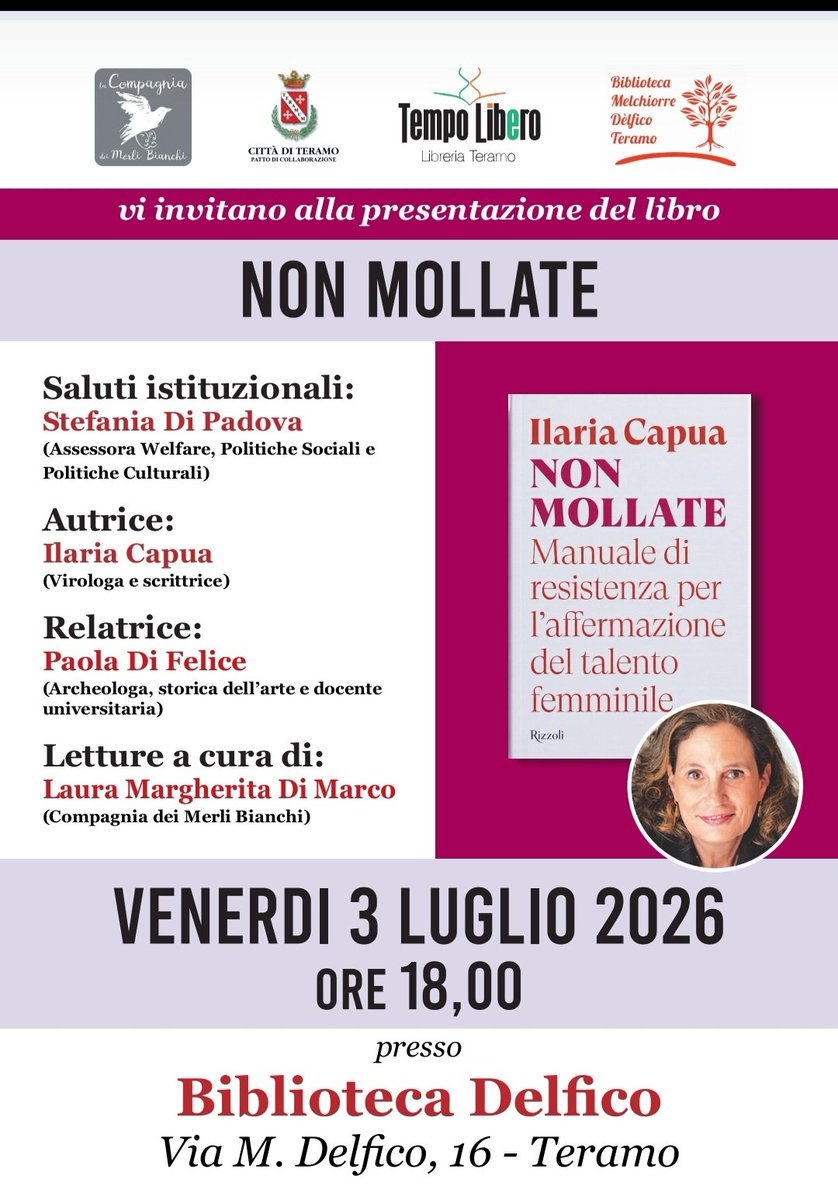 ilariacapua's tweet photo. #BackToTeramo https://t.co/VmAuSWBcZf