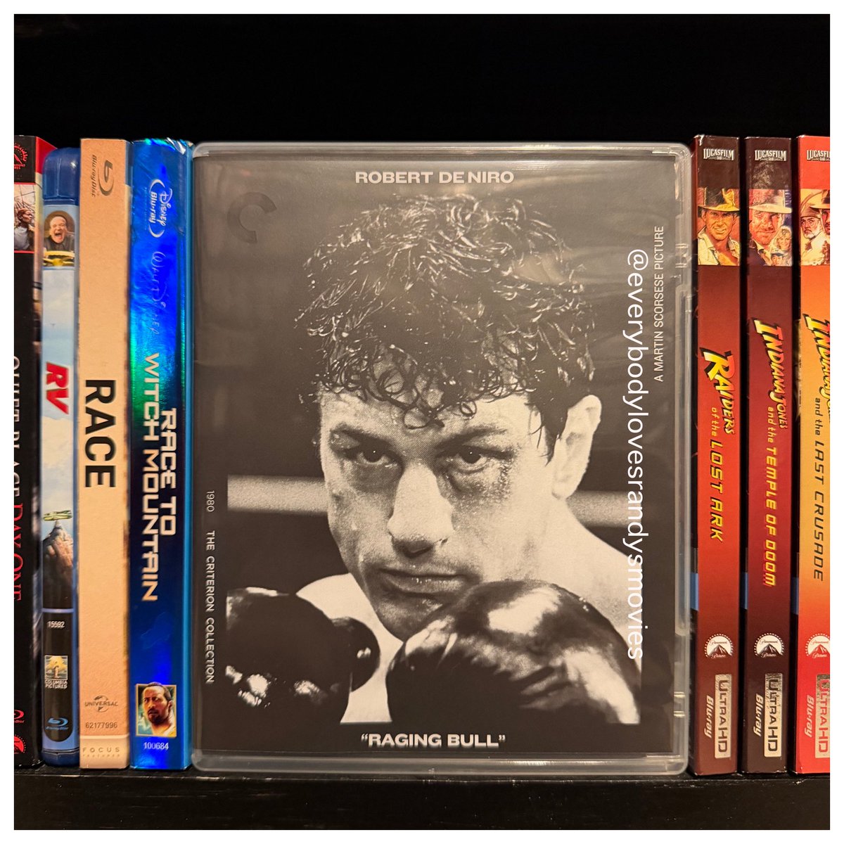 RandysMovies's tweet photo. Movie: #RagingBull (1980)
Starring: #RobertDeNiro #JoePesci #CathyMoriarty #NicholasColasanto #TheresaSaldana #FrankVincent
Directed By: #MartinScorsese
#FilmTwitter
#4kBluRay
#MovieNerd
#MovieCollector
#4kBluRayCollection
#MovieCollection
#MovieBuff
#JakeLaMotta
#PhysicalMedia 🥊