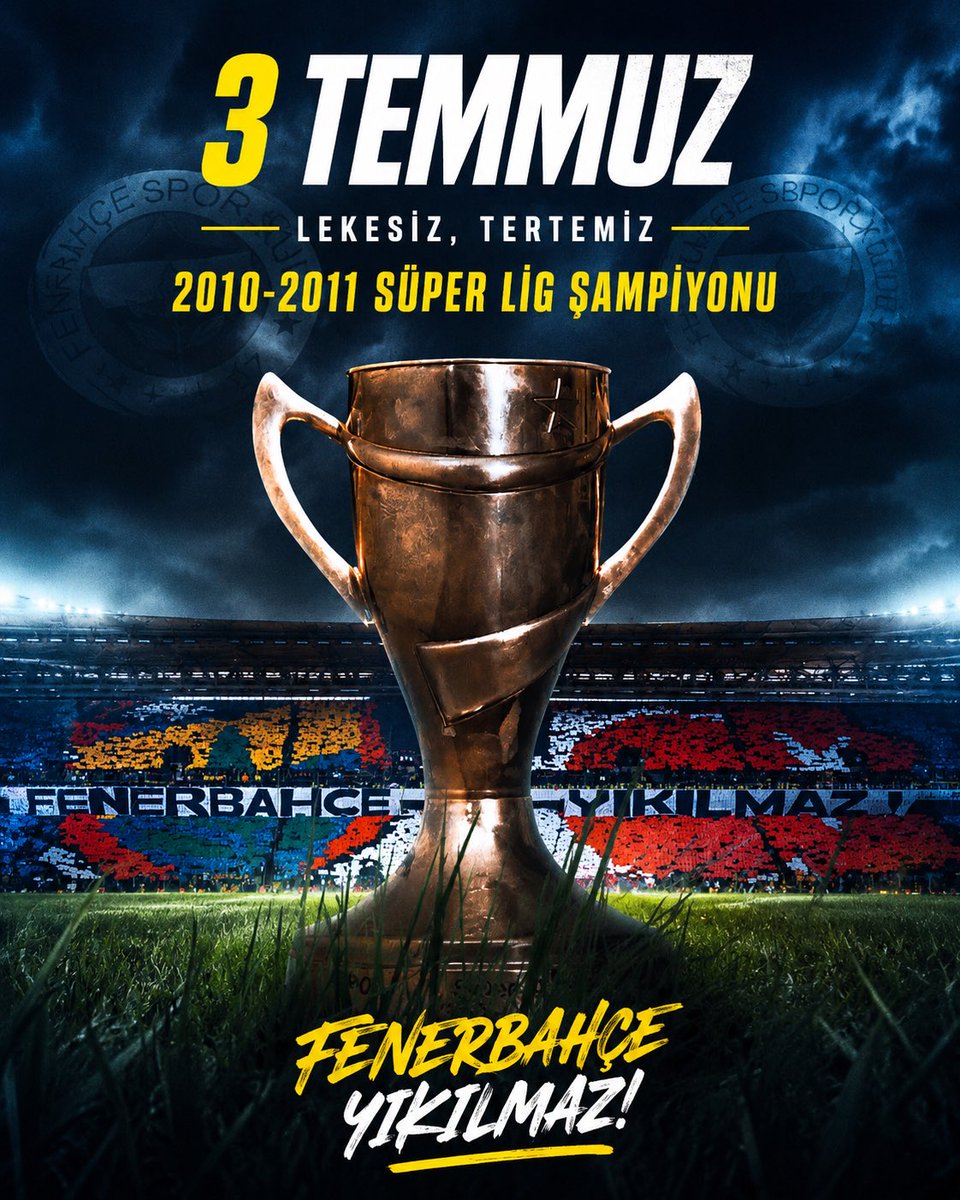 Feneristcom's tweet photo. LEKESİZ, TERTEMİZ!

2010-2011 Süper Lig Şampiyonu

#3Temmuz #Fenerbahçe https://t.co/vbhYoYlg5x