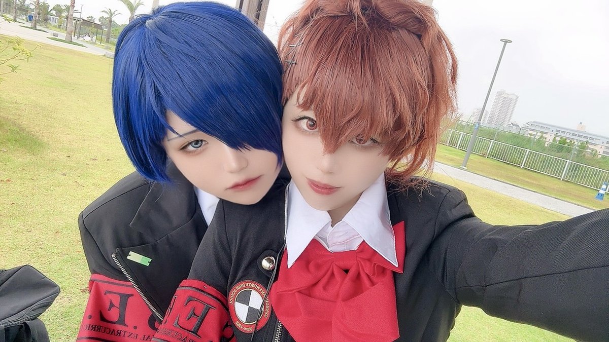 ⚠Cosplay⚠ ペルソナ3_cos 結城理(キタロー)/汐見琴音(ハム子