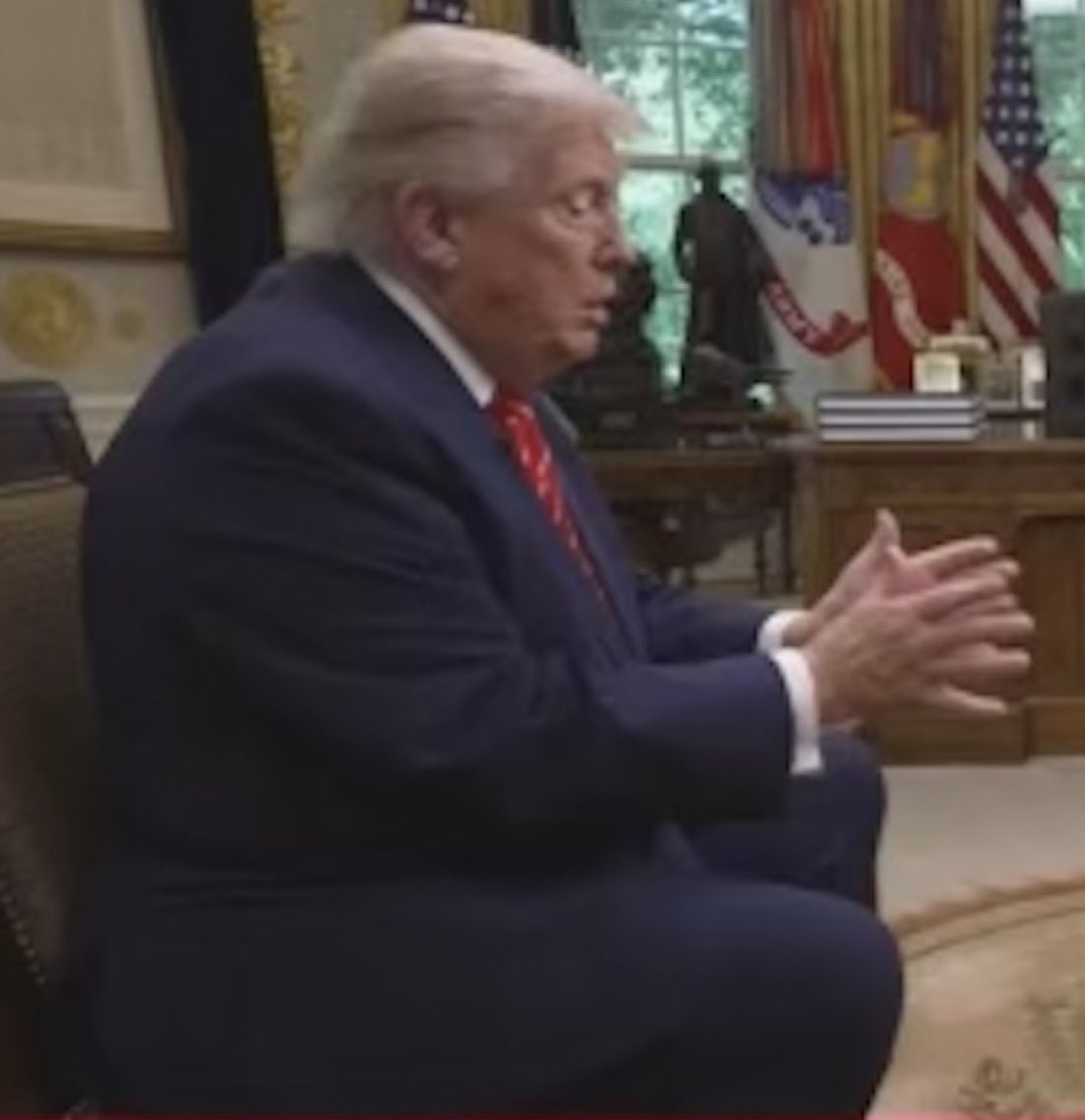 ML3democrats's tweet photo. The doctor looked at me with tears in his eyes and said: “you’re the healthiest president that I have examined.” https://t.co/59egLDOTE5