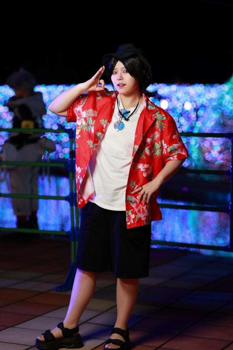 bupo128925's tweet photo. hpmi/cosplay
　　　山田2️⃣郎(アロハ衣装)

📸→(@bata127_k )様

 #ラグコス https://t.co/o2pfB5cQwh