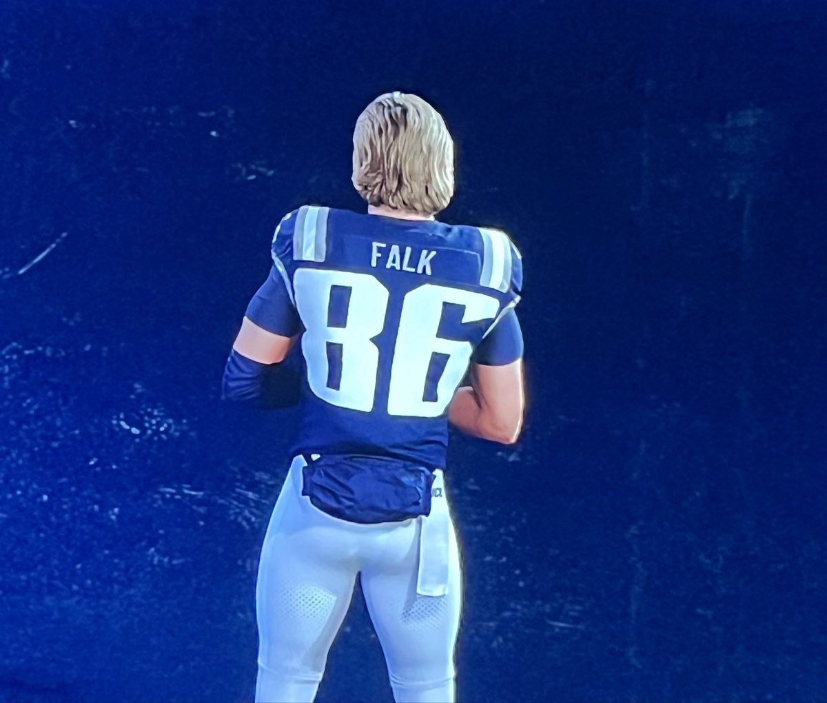 DrunkPacker's tweet photo. The numbers on the back of the @RiceFootball uni’s are comically large @EASPORTSCollege. Pls fix don’t even look correct https://t.co/XnasTggfiG