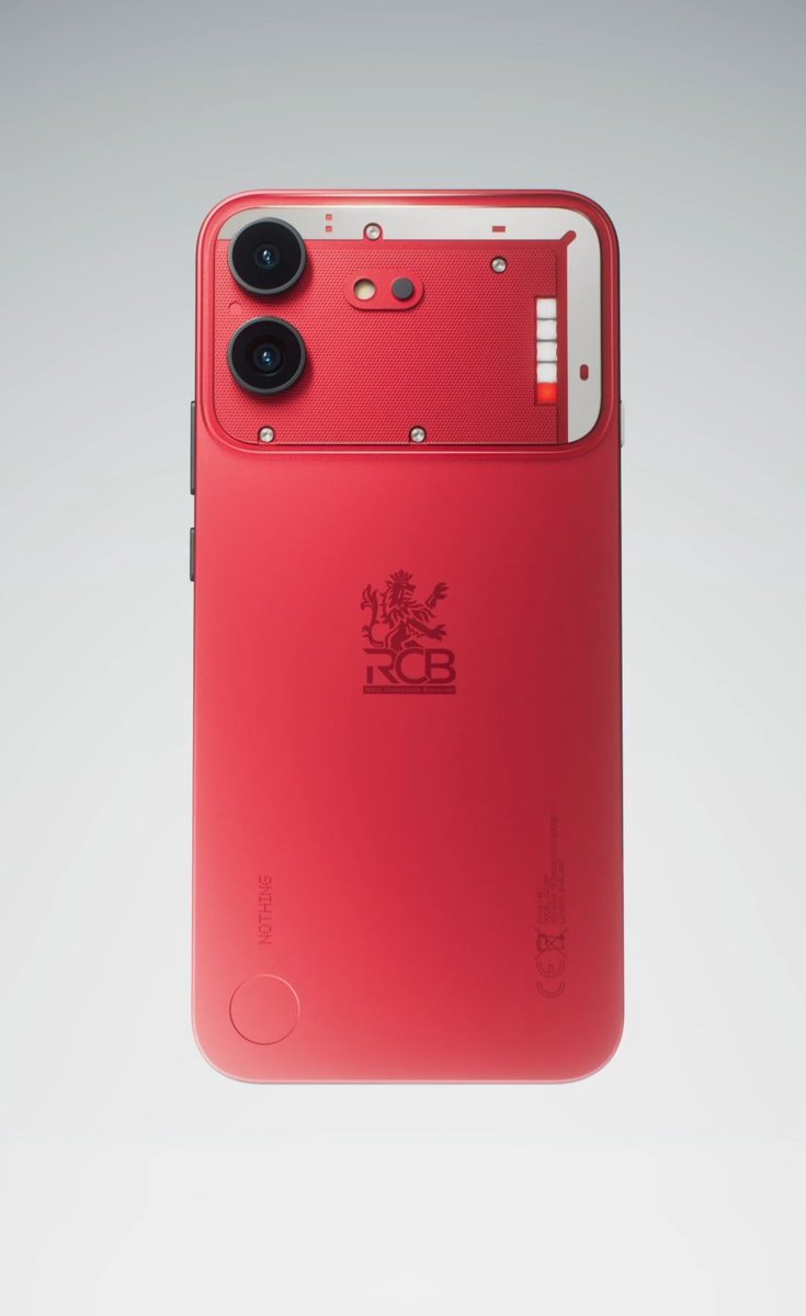 dot_sm_'s tweet photo. New Nothing Phone (4b) RCB Edition.

(Special Edition)

A limited-edition drop.

🗓 7 July | 4:00 PM

Available exclusively at the Nothing Store, Bengaluru.

#nothing #phone4b #rcb https://t.co/eXZufGJhsu