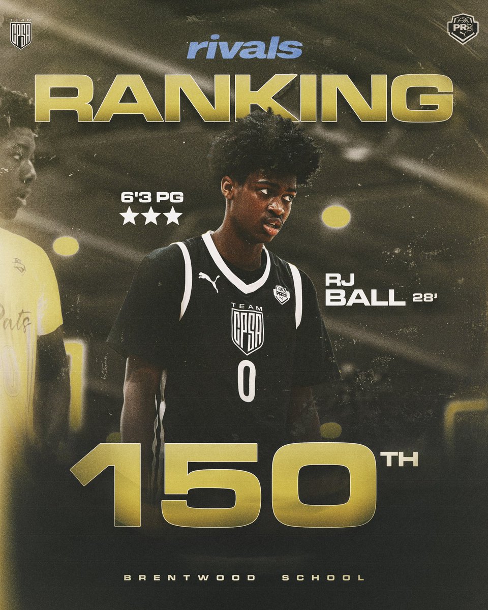 ClintParks05's tweet photo. Welcome to the  @Rivals National Rankings @TeamCPSA 2028 PG @ydoesrball0. Let's take it to another level kid 🏁. #TeamCPSA #Pro16League https://t.co/nA0umtLhDW
