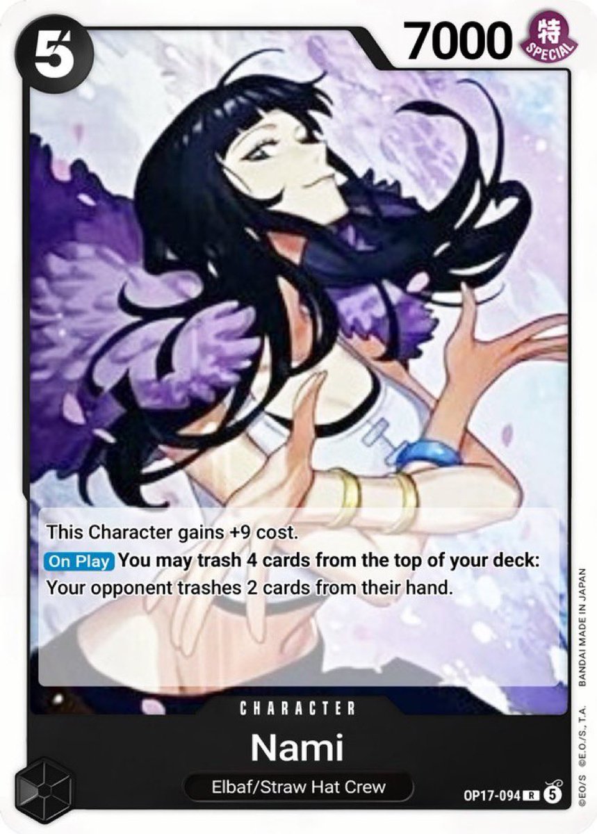 #OPTCG y’all need to scalp Brook Alt Leader it’s gonna be BDIF in OP17 ...