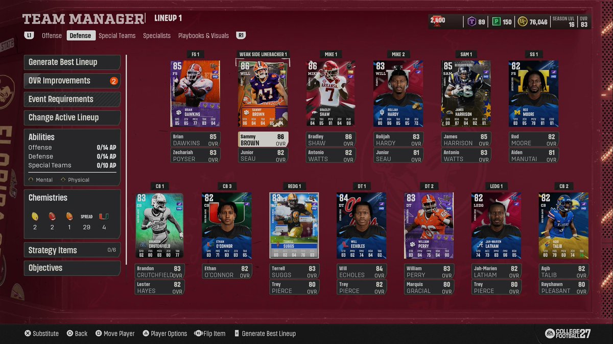 2_Mazzaaa's tweet photo. Squad so far .. @EASPORTS_CUT @UseCodePOP ππ₯ #CF27 https://t.co/Qir2FFMTEK