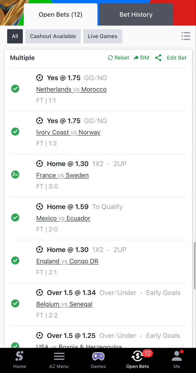 HeistBet's tweet photo. 4 more to boooom our 300+odds on sportybet 
Last man standing should I wait or I should cashout? https://t.co/lhNJMjUcSL
