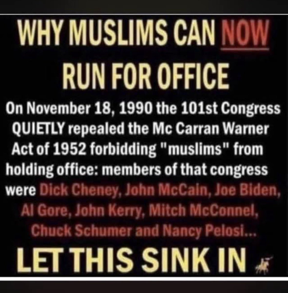 AnonAgain987's tweet photo. This is one of many laws that kept us safe. Then the uniparty decided to repeal it and open the floodgates. https://t.co/uBuWsIScUu