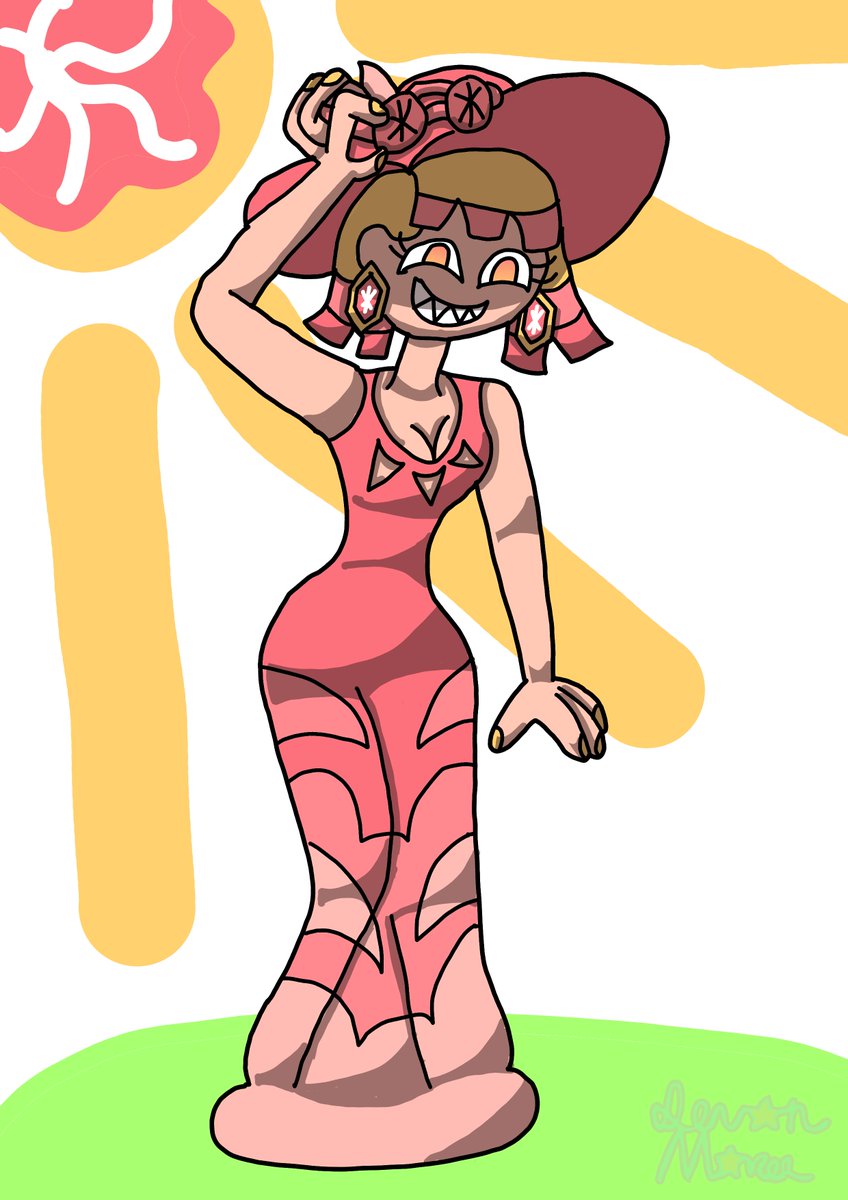 FallenGala5385's tweet photo. Fanart of Pink Lemond by #JoshS26 for artfight https://t.co/7UxKUZaFgY