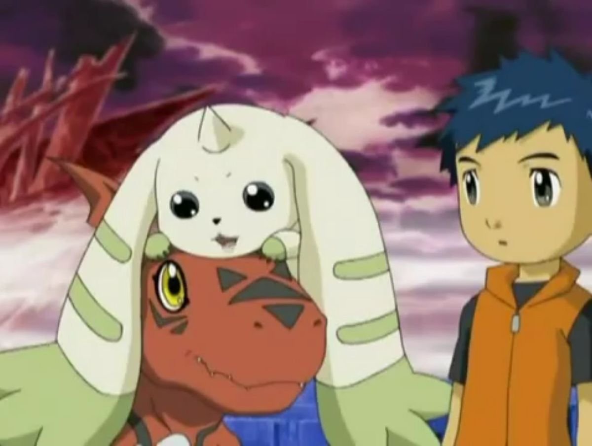 PikaPikachu150's tweet photo. Guilmon can be a good babysitter 🥹❤️

#Digimon #DigimonTamers #デジモン #디지몬 https://t.co/SeSqVfq3wP