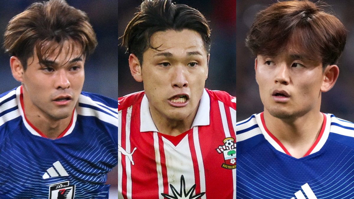 foot_ch's tweet photo. 【4年後の日本代表は？】

2030年W杯の日本代表メンバーをいち早く予想

メンバーはこうなる！？👇

▽GK
鈴木彩艶
小久保玲央ブライアン
荒木琉偉

▽DF
板倉滉
伊藤洋輝
鈴木淳之介
高井幸大
喜多壱也
市原吏音
小杉啓太
望月ヘンリー海輝

▽MF/FW
堂安律
久保建英
佐野海舟
中村敬斗
田中碧
藤田譲瑠チマ
松木玖生
山本理仁
佐野航大
石渡ネルソン
鈴木唯人
佐藤龍之介
塩貝健人
後藤啓介
上田綺世

あなたはどう思う？
リプ欄で意見を聞かせてください👂

#サッカー日本代表