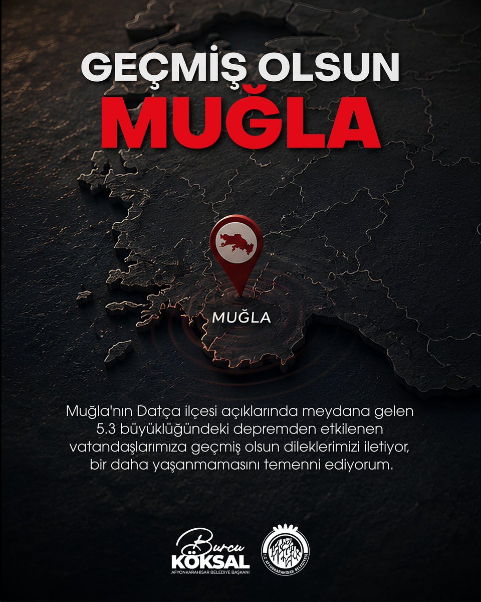 UnelMedya's tweet photo. @burcukoksal03 ; Geçmiş Olsun Muğla https://t.co/kvgfhLDzTi