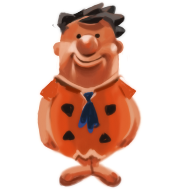 xopilin's tweet photo. I kept thinking about this one fred flinstone toy I saw i needed to draw him... #hannabarbera https://t.co/VlK9tXaunE