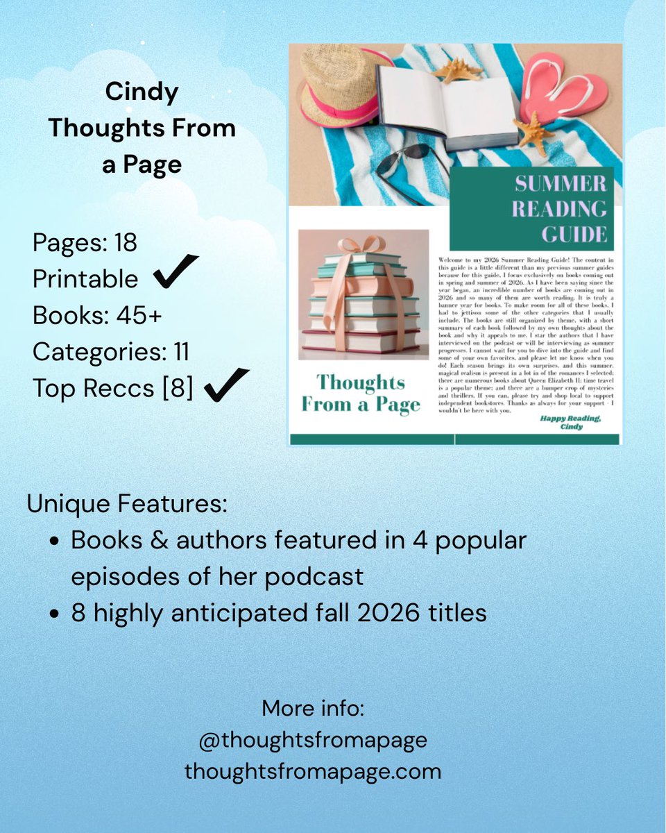 HappyReading24's tweet photo. I absolutely ❤️ seasonal reading lists! It’s so relaxing to page through printed copies of well-designed booklets carefully curated by their creators. Here are 5 of my favorite Summer Reading Guides (two more in Comments).
#SummerReading #SummerReadingGuide https://t.co/O2Sh47nGX0