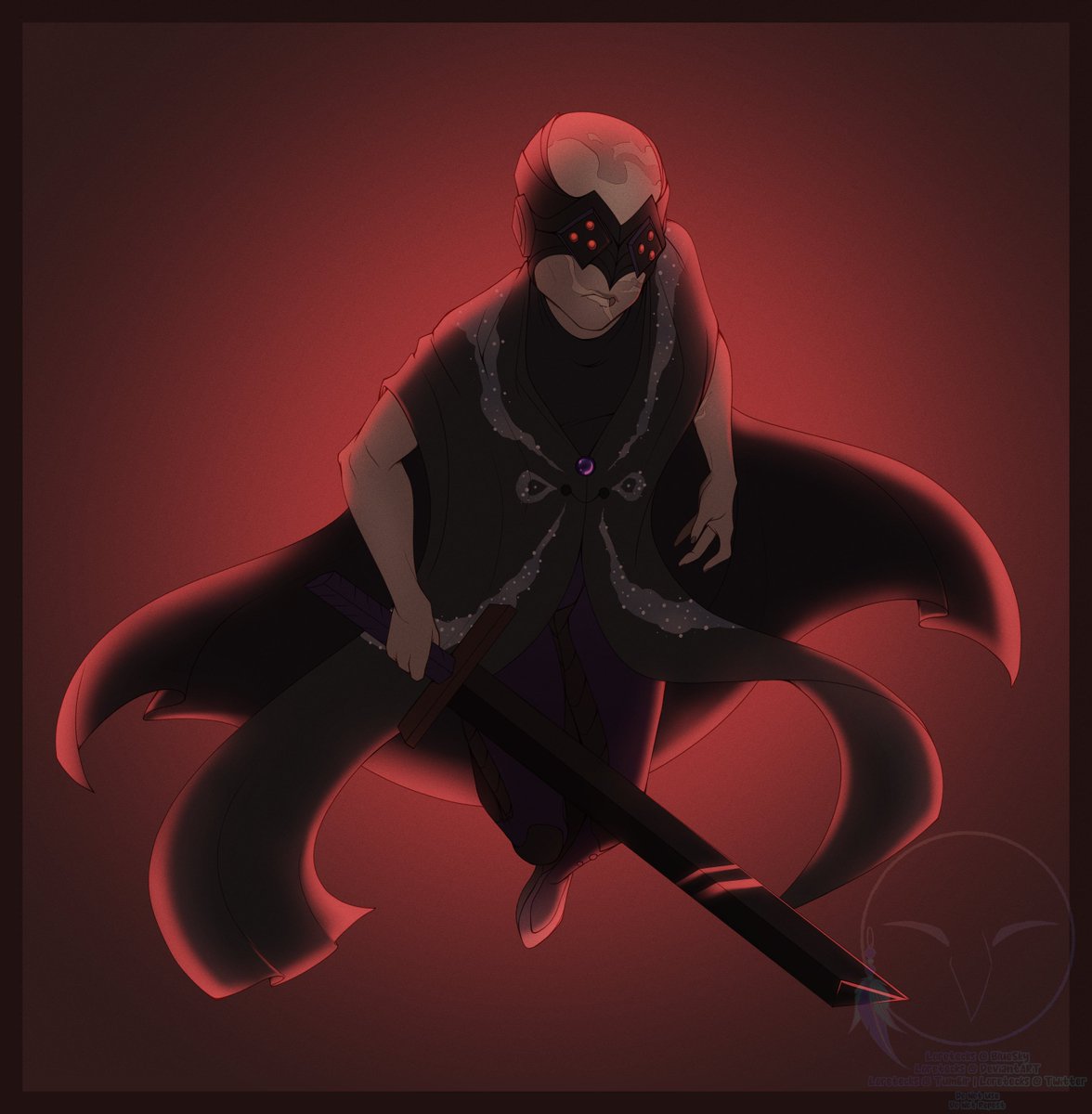 loretecks's tweet photo. First attack of the year, done for @/foxclanmask !! <33

[ #Artfight | #Artfight2026 | #TeamTragedy ] https://t.co/iV0daISIFm